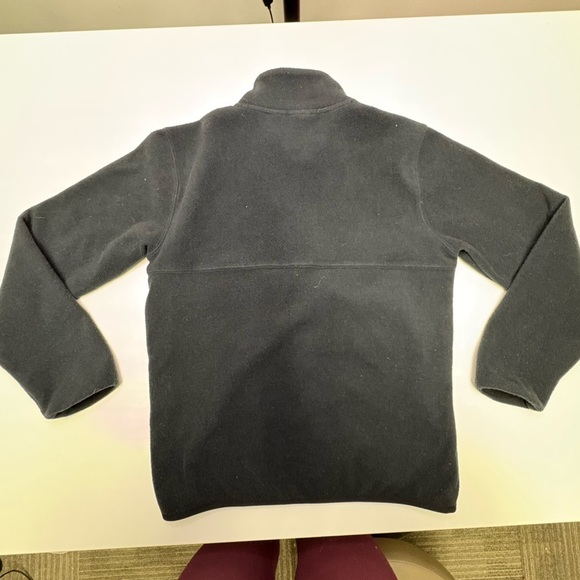 2/$20 Volcom Stone Boys Small Quarter Zip Pullover Fleece Sweater Black Soft Mid - Picture 4 of 4